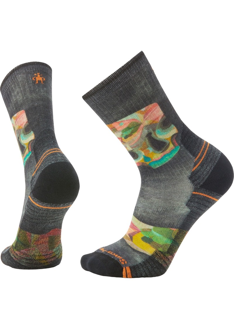 Smartwool Men's Hike Light Cushion Def Lyfe Print Crew Socks, XL, Multi Color