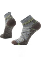 Smartwool Men's Hike Light Cushion Pattern Ankle Socks, Medium, Blue