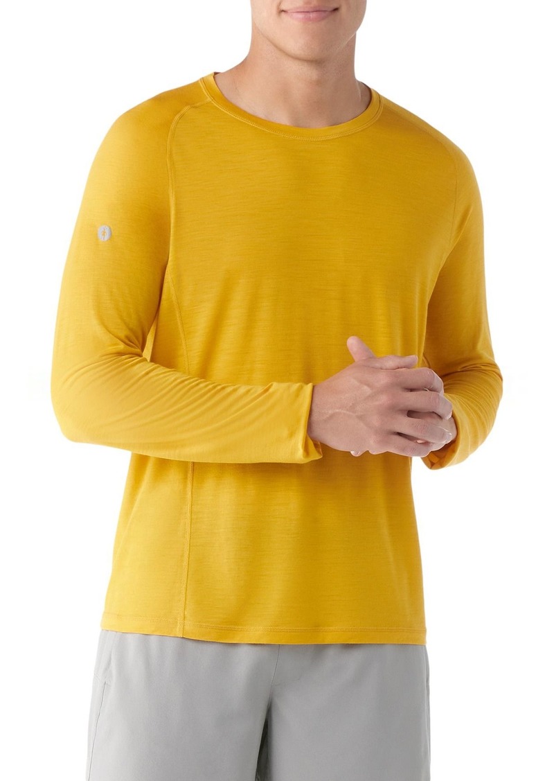 Smartwool Men's Merino Sport 120 LS Tee, Large, Yellow | Father's Day Gift Idea
