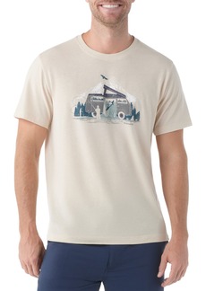 SmartWool Men's River Van Graphic Short Sleeve T-Shirt, Medium, Brown