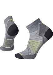 SmartWool Men's Run Zero Cushion Ankle Socks, Medium, Blue