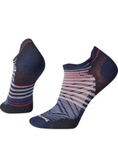 Smartwool Men's Run Zero Cushion Low Ankle Pattern Sock