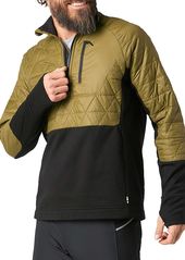 SmartWool Men's Smartloft 60 Hybrid ½ Zip Pullover, XL, Military Olive