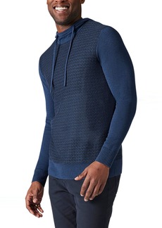 Smartwool Men's Sparwood Texture Sweater Hoodie, XL, Blue