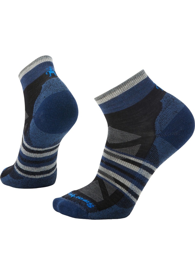 Smartwool Outdoor Light Cushion Ankle Socks, Men's, Large, Black | Father's Day Gift Idea