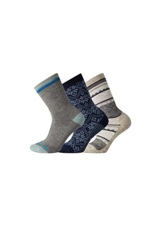 Smartwool Women's Everyday Blue Striped Trio Sock