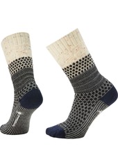 Smartwool Women's Everyday Popcorn Cable Crew Socks, Medium, Natural Donegal