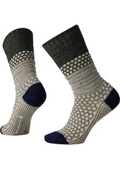 Smartwool Women's Everyday Popcorn Cable Crew Socks, Medium, Black