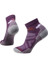 Smartwool Women's Hike Light Cushion Clear Canyon Pattern Ankle Socks, Small, Blue