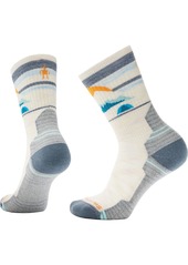 SmartWool Women's Hike Light Cushion Mountain Moon Crew Socks, Medium, Blue | Father's Day Gift Idea