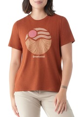 SmartWool Women's Horizon View Short Sleeve Graphic T-Shirt, Small, Green