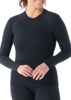 SmartWool Women's Intraknit Active Base Layer Long Sleeve Shirt, XS, Black