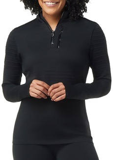 Smartwool Women's Intraknit Merino Tech ¼ Zip Jacket, XS, Black