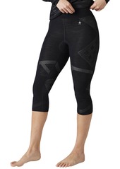 Smartwool Women's Intraknit Thermal Base Layer 3/4 Leggings, XL, Black