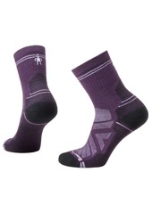 Smartwool Women's Performance Hike Light Cushion Mid Crew Sock, Medium, Purple Iris