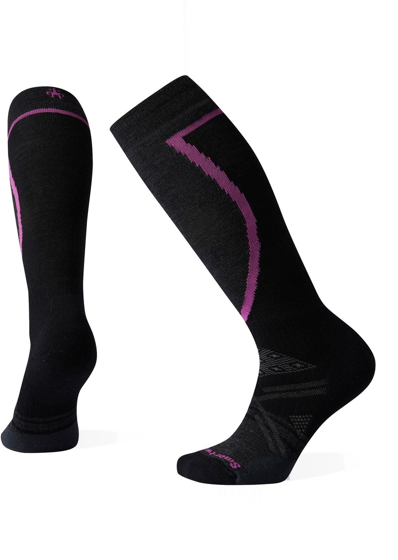 Smartwool Women's PhD Ski Medium Socks, Black | Father's Day Gift Idea