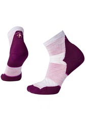 Smartwool Women's Run Targeted Cushion Ankle Socks, Medium, Gray