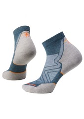 Smartwool Women's Run Targeted Cushion Ankle Socks, Medium, Gray | Father's Day Gift Idea