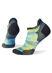 Smartwool Women's Run Targeted Cushion Brush Stroke Printed Low Ankle Sock