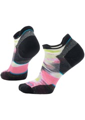 Smartwool Women's Run Targeted Cushion Brushed Printed Low Ankle Sock, Small, Pink