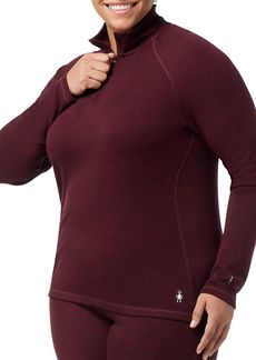 Smartwool Women's Thermal Merino ¼ Zip Pullover, XS, Purple