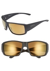 Men's Smith Guide's Choice 62mm Chromapop(TM) Plus Polarized Sunglasses - Matte Black/ Bronze Mirror