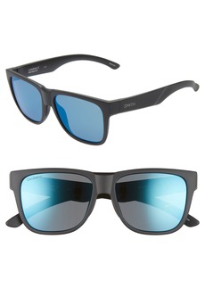 Smith Lowdown 2 55mm ChromaPop(TM) Polarized Sunglasses in Matte Black at Nordstrom