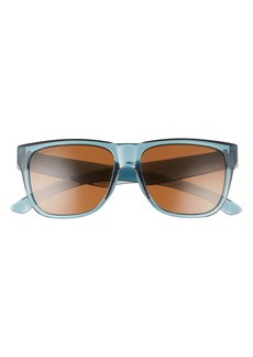 Smith Lowdown 2 56mm Polarized Square Sunglasses in Crystal Stone Green/Brown at Nordstrom