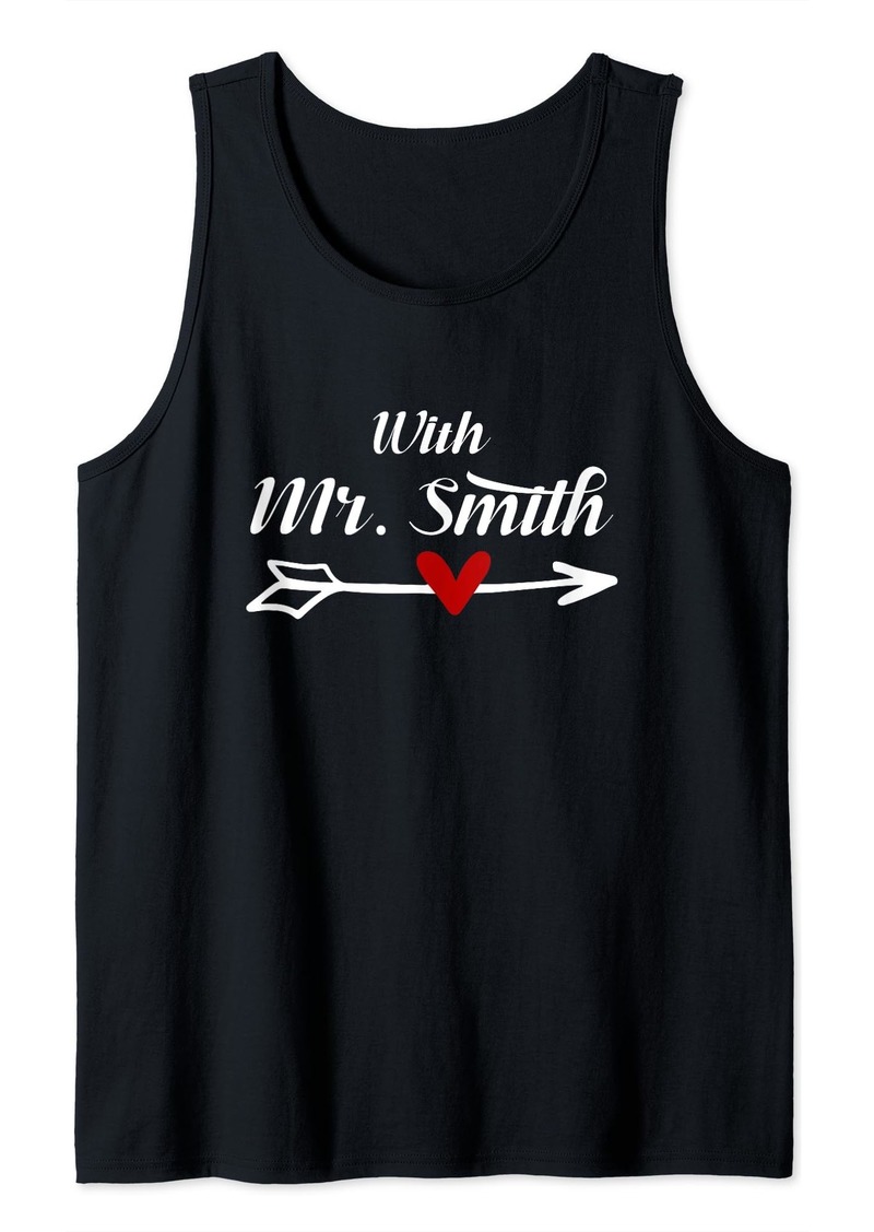 Mr. Smith With Mrs. Smith Married Couples Matching Tank Top