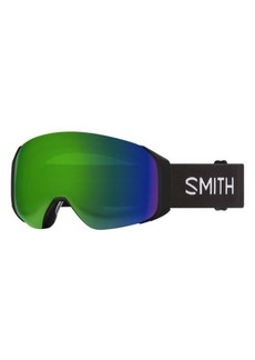 Smith 4D MAG™ 154mm Snow Goggles in Black /Green Mirror at Nordstrom