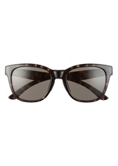 Smith Caper 53mm Sunglasses in Black Tortoise/gray at Nordstrom