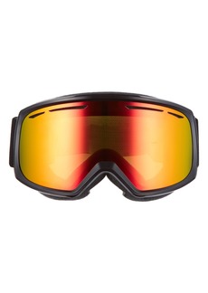 Smith Drift 180mm Snow Goggles in Black/Red Sol-X Mirror at Nordstrom
