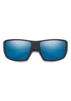 Smith Guides 62mm ChromaPop Polarized Oversize Wraparound Sunglasses