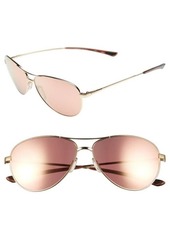 Smith 'Langley' 60mm Aviator Sunglasses in Gold at Nordstrom