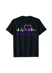 Smith Magenis Syndrome Awareness Heartbeat Support T-Shirt