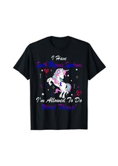 Smith Magenis Syndrome Awareness Unicorn Support T-Shirt