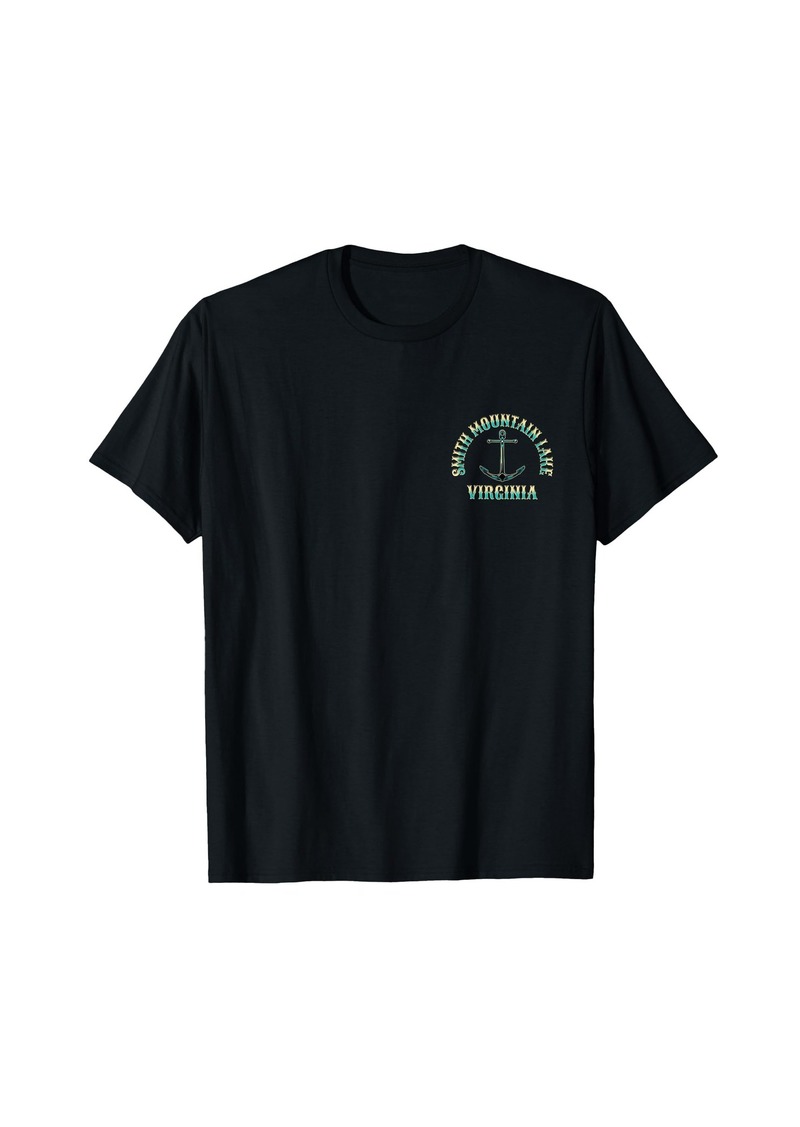 Smith Mountain Lake Virginia Fishing Design T-Shirt