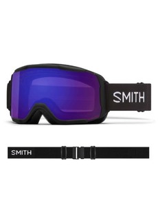Smith Showcase Over the Glass 145mm ChromaPop™ Snow Goggles in Black /Violet Mirror at Nordstrom