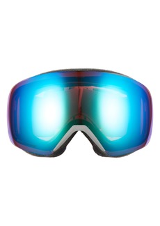 Smith Skyline 205mm ChromaPop Snow Goggles in Cloudgrey/Everyday Green at Nordstrom