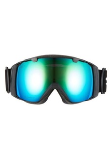 Smith Sport I/O 182mm Snow Goggles in Black/Sun Green Mirror at Nordstrom