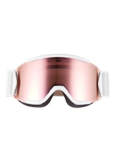 Smith Squad 180mm ChromaPop™ Snow Goggles in White Vapor/Rose Gold at Nordstrom