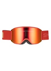 Smith Squad MAG(TM) 190mm Special Fit ChromaPop(TM) Snow Goggles in Clay Red Chromapop Mirror at Nordstrom