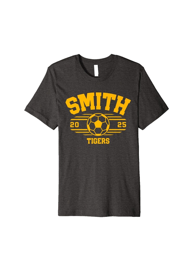 Smith Tigers Soccer Ball 2025 HS Premium T-Shirt