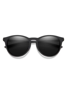 Smith Wander 55mm ChromaPop Polarized Round Sunglasses