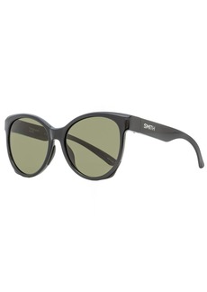 Smith Women's ChromaPop Sunglasses Fairground 807L7 Shiny Black 55mm