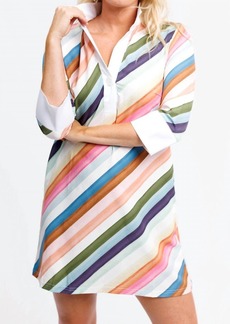 Smith Sophia Dress Gogo Stripe In Multi Color
