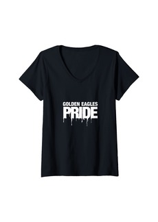 Womens Golden Eagles Smith PRIDE V-Neck T-Shirt