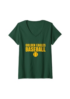 Womens Smith Golden Eagles Baseball V-Neck T-Shirt