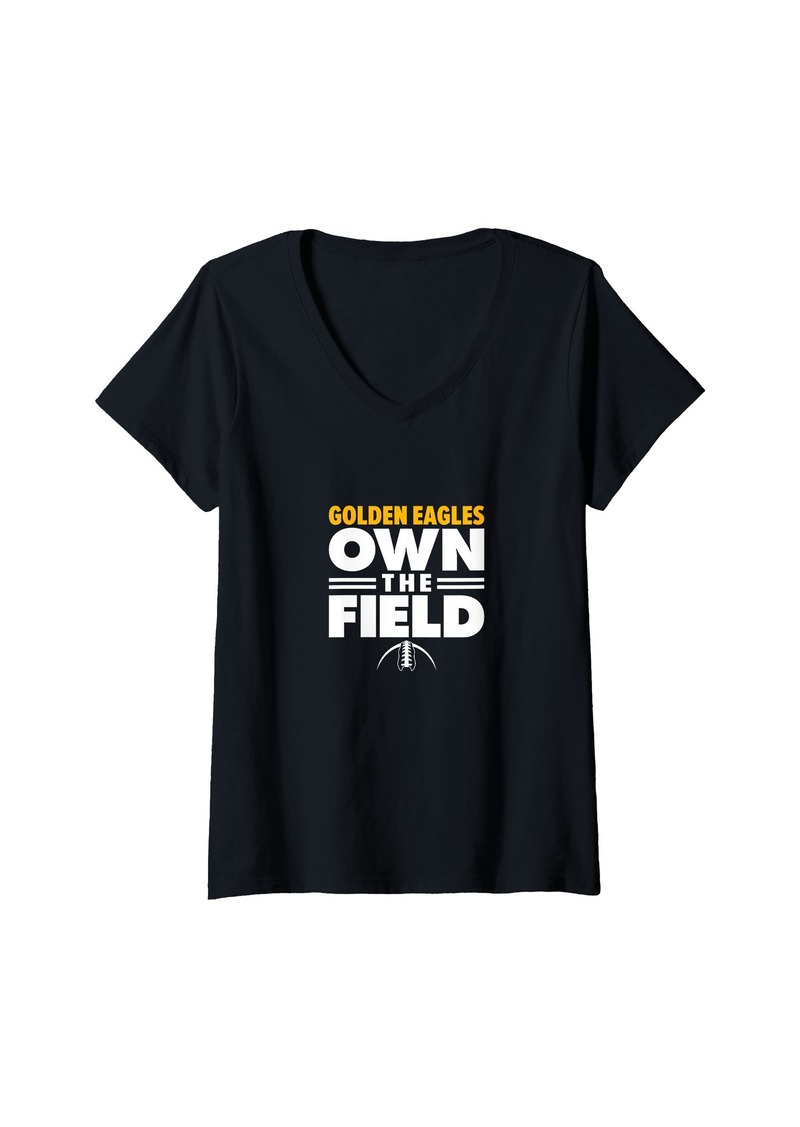 Womens Columbia Central Golden Eagles Own the Field V-Neck T-Shirt