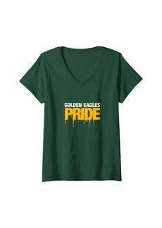 Womens Smith Golden Eagles PRIDE V-Neck T-Shirt